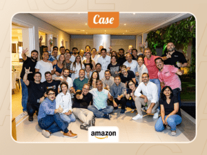 Participantes do Team Building da Amazon