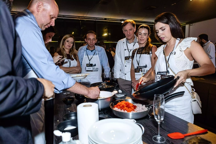 Atividade de Team Building em Evento Gastrômico