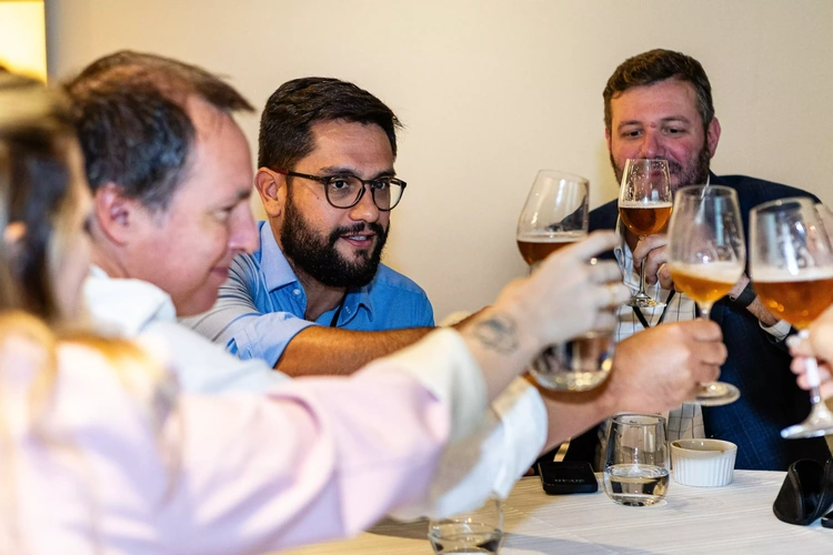 Brindando em Experiência de Catering