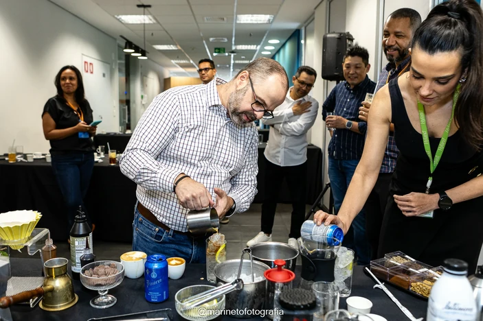 Café corporativo com a Hyland