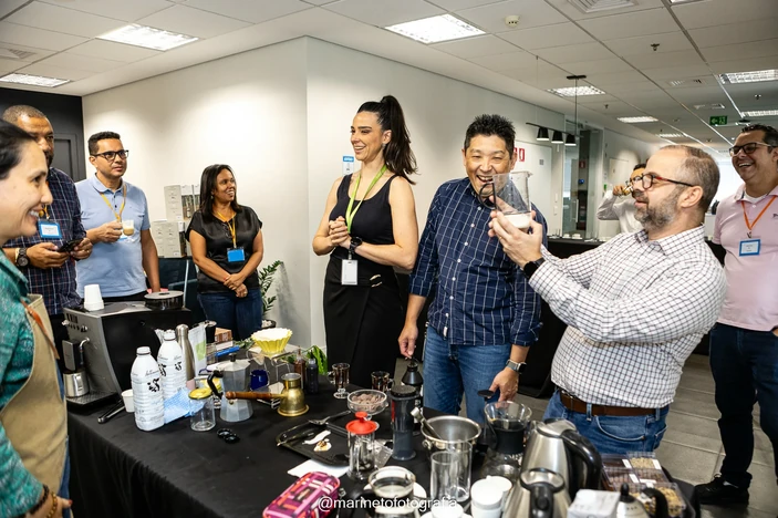Café corporativo com a Hyland