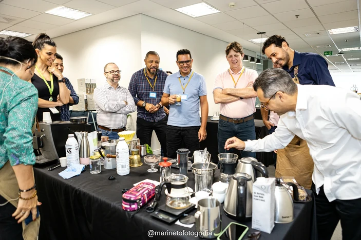 Café corporativo com a Hyland