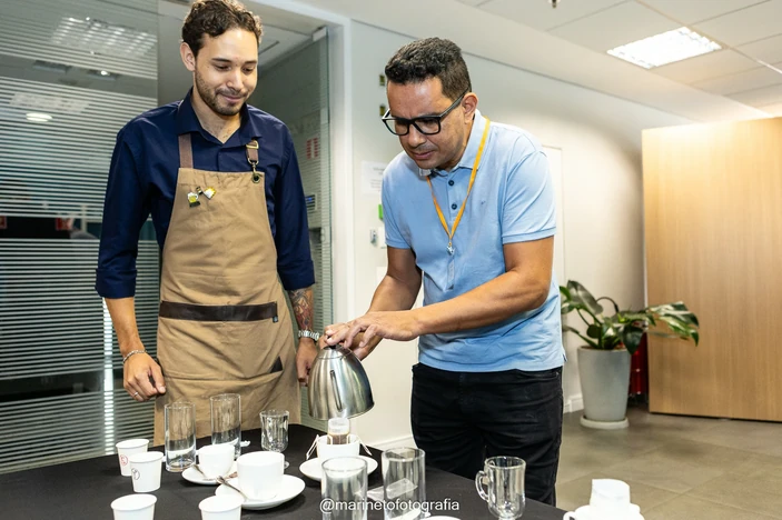 Café corporativo com a Hyland