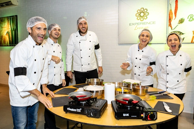 Case Basf em experiência de Team Building Cooking Show