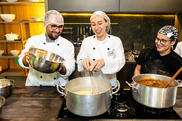 Case Basf em experiência de Team Building Cooking Show
