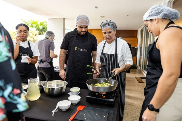 Case Cyrela em evento de Team Building Gourmet