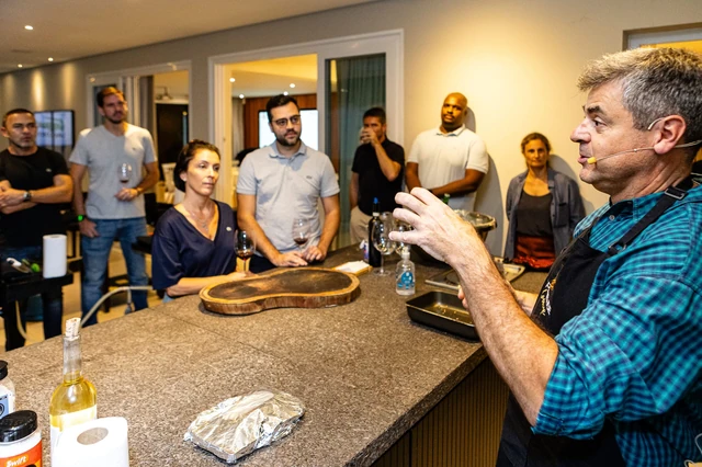 Case Lacoste em evento Grill Experience