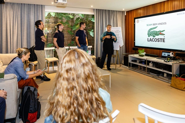 Case Lacoste em evento Grill Experience