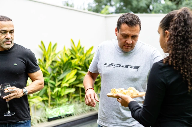 Case Lacoste em evento Grill Experience