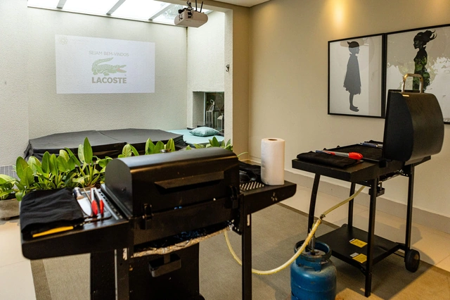 Case Lacoste em evento Grill Experience