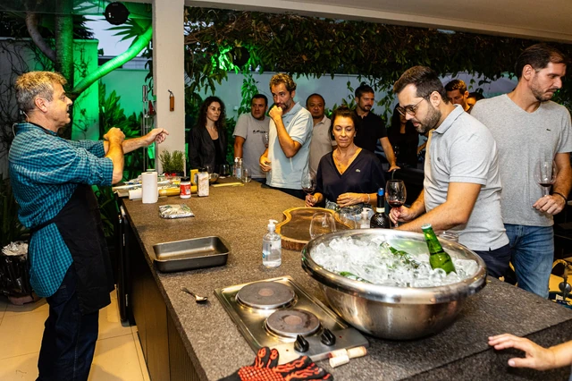 Case Lacoste em evento Grill Experience