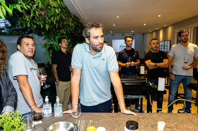 Case Lacoste em evento Grill Experience