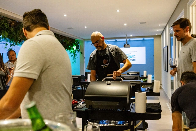 Case Lacoste em evento Grill Experience