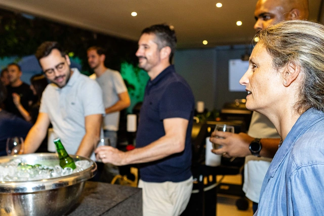 Case Lacoste em evento Grill Experience