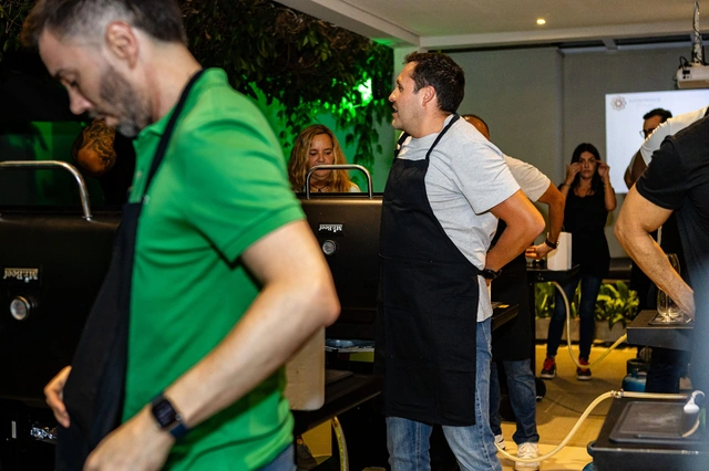 Case Lacoste em evento Grill Experience