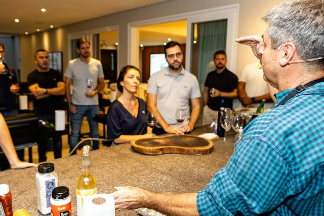 Case Lacoste em evento Grill Experience