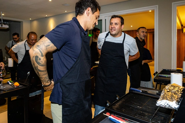 Case Lacoste em evento Grill Experience