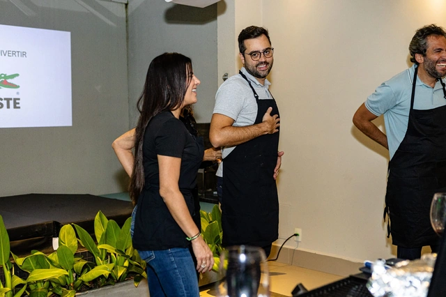 Case Lacoste em evento Grill Experience