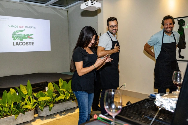Case Lacoste em evento Grill Experience