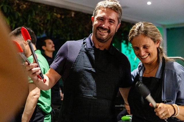 Case Lacoste em evento Grill Experience