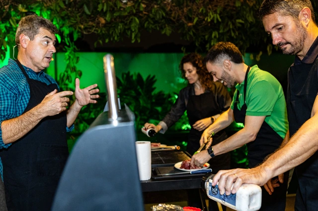 Case Lacoste em evento Grill Experience