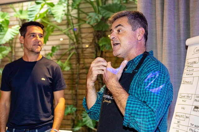 Case Lacoste em evento Grill Experience