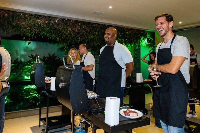 Case Lacoste em evento Grill Experience