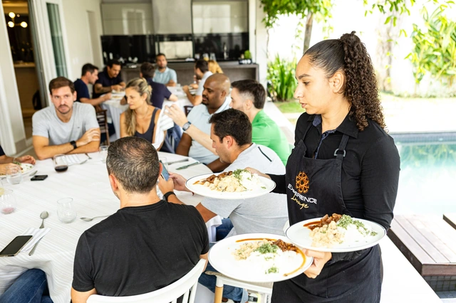 Case Lacoste em evento Grill Experience