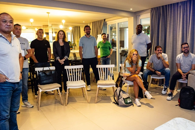 Case Lacoste em evento Grill Experience