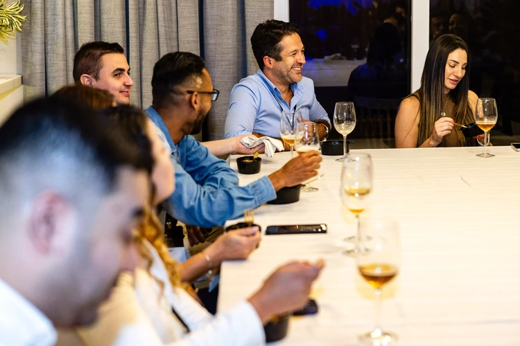 Encontro de Degustação em Catering