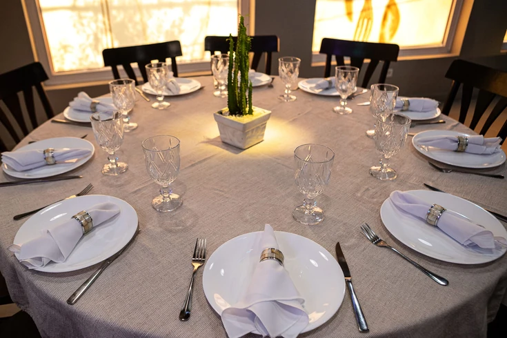 Espaço Lounge Gourmet, local para jantares corporativos aliando gastronomia de excelência.